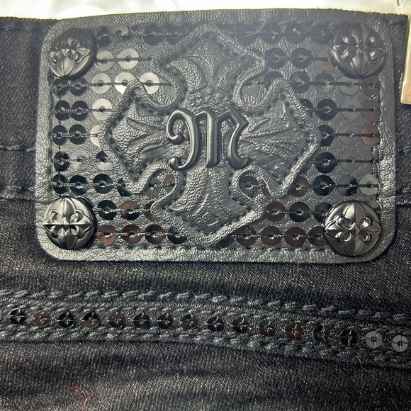 Miss Me Black 01 Signature Skinny Jeans Style JP7636S2 Size 31x30 - Picture 13 of 16